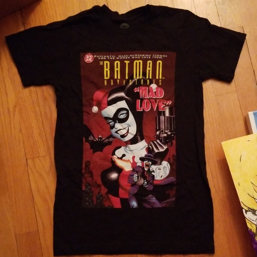 Unisex Mad Love Harley Quinn Batman T Shirt